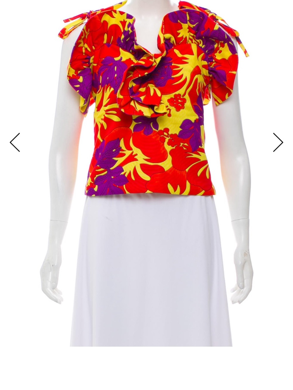 Rosie Assoulin Blooming Onion crop top